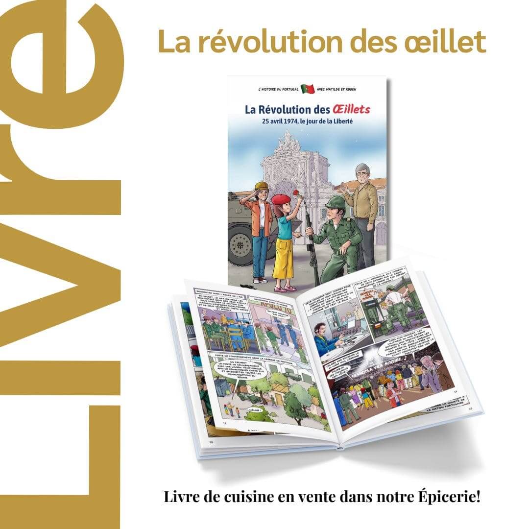 Couverture de la bande dessinée « La Révolution des Œillets » aux éditions Cadamoste